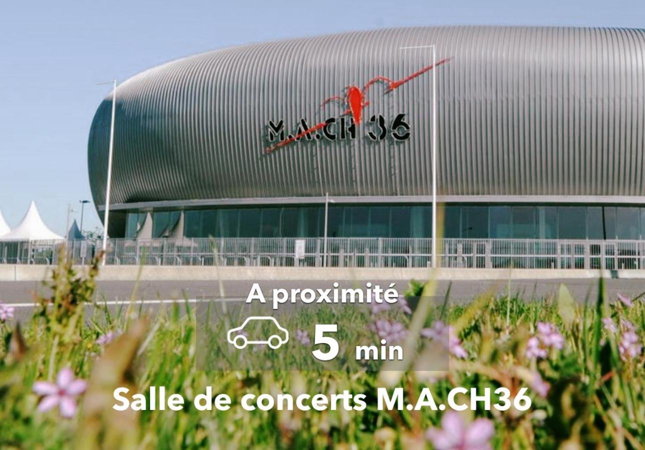 Le Haussmann ⸱ Stationnement Gratuit ⸱ Fibre Apartman Déols Kültér fotó